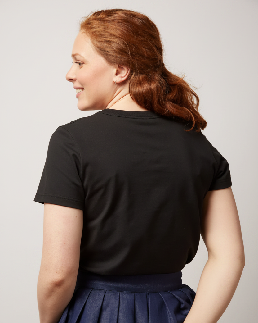 T-shirt Gaby Noir - Photo 3