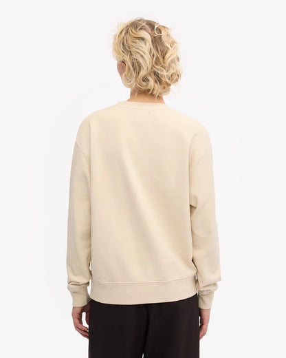 Sweatshirt col rond classique en coton bio - Ivory White (Women Classic Organic Crew)